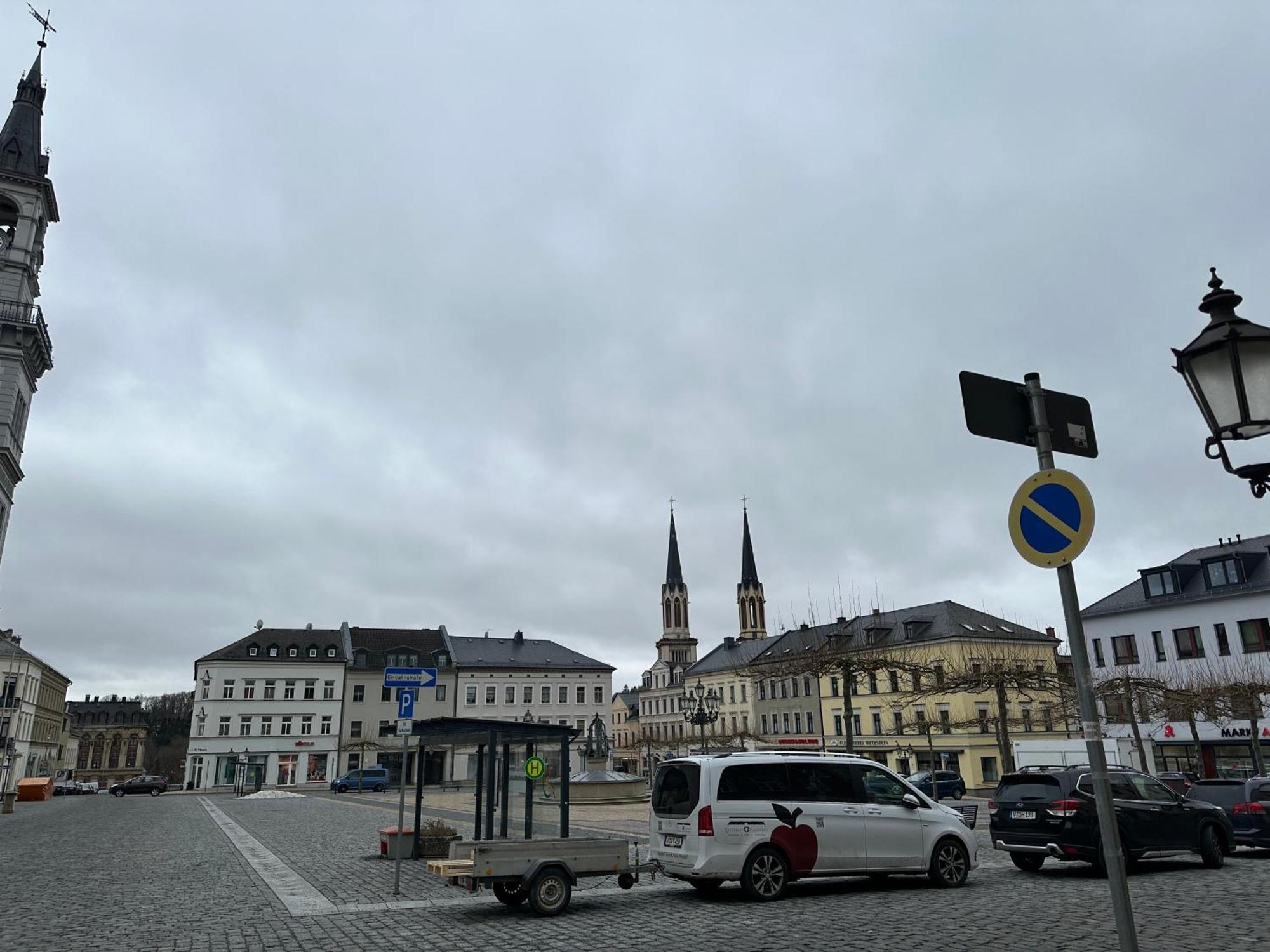 Ein Zimmer Wohnung Am Markt Oelsnitz  Екстер'єр фото