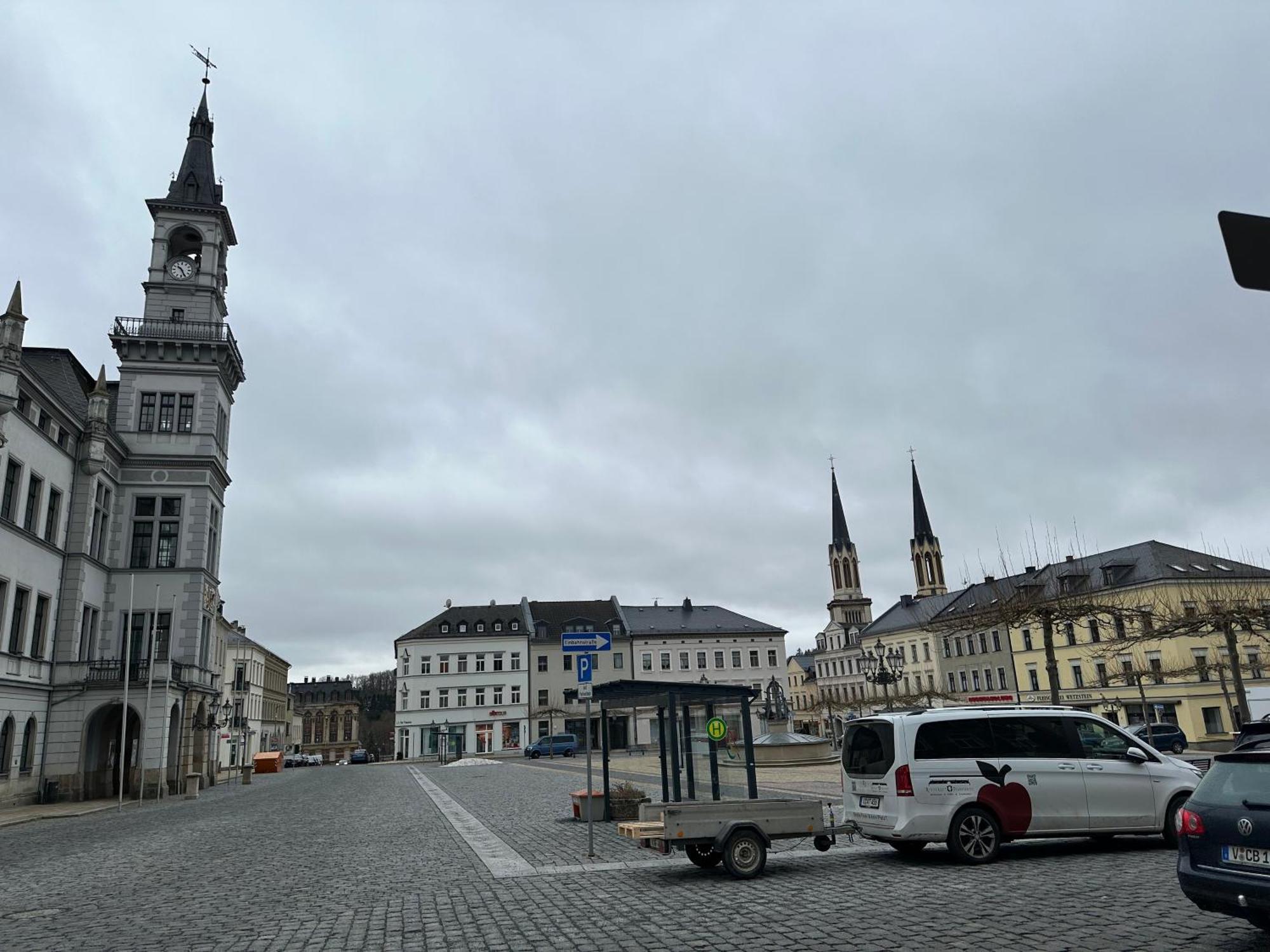 Ein Zimmer Wohnung Am Markt Oelsnitz  Екстер'єр фото