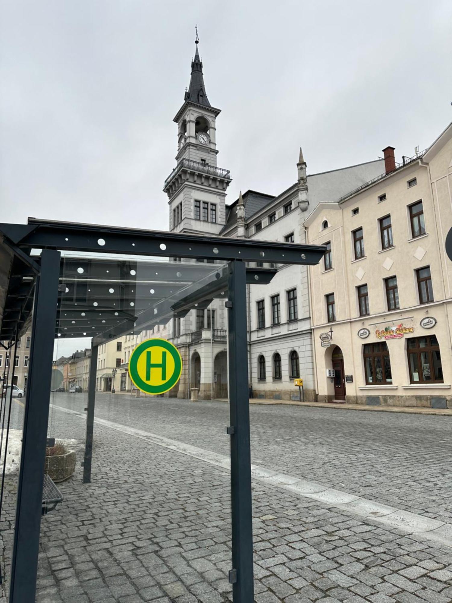 Ein Zimmer Wohnung Am Markt Oelsnitz  Екстер'єр фото